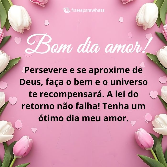 Frases de Bom Dia Amor +154 Opções para Começar o dia se Declarando