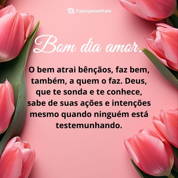 Frases de Bom Dia Amor +154 Opções para Começar o dia se Declarando