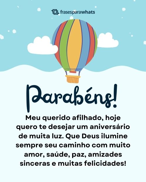 Mensagens de Aniversário para Afilhado +30 Opções para Felicitá-lo com Carinho