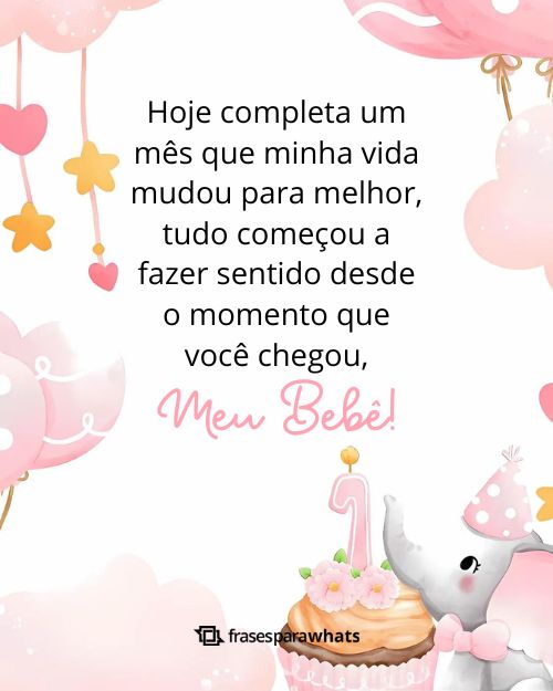 Frases para 1 Mesversário: Celebre a Vida do seu Bebê com Alegria