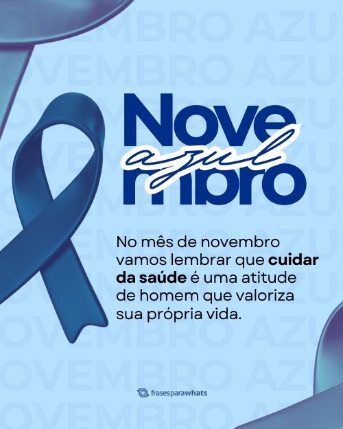 Novembro Azul +35 Frases sobre a Conscientização da Saúde Masculina