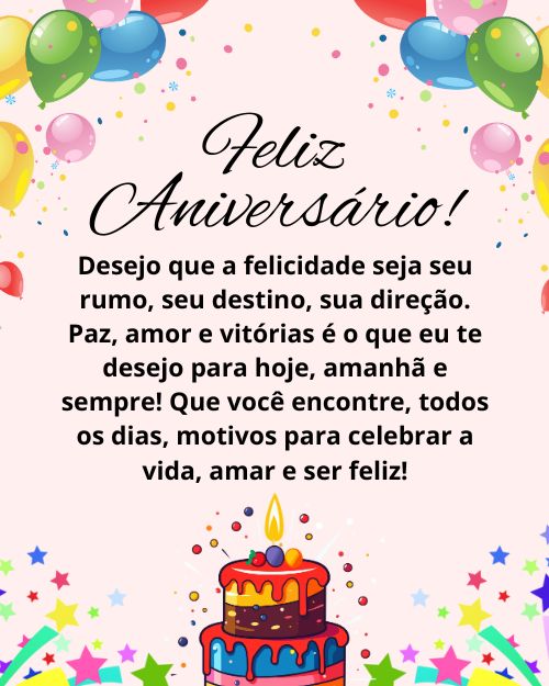 Frases de Feliz Aniversário +95 Opções de Felicitações Prontas para Compartilhar