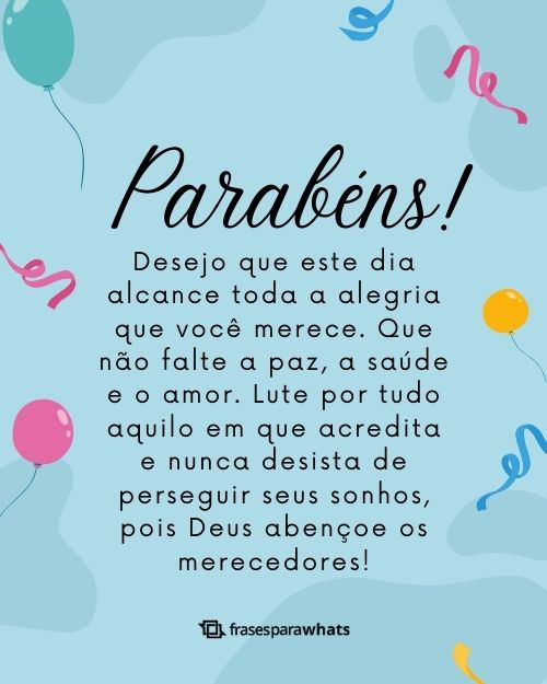 Frases de Feliz Aniversário +95 Opções de Felicitações Prontas para Compartilhar