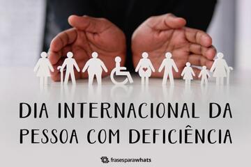 Imagem do post Frases do Dia internacional da Pessoa com Deficiência